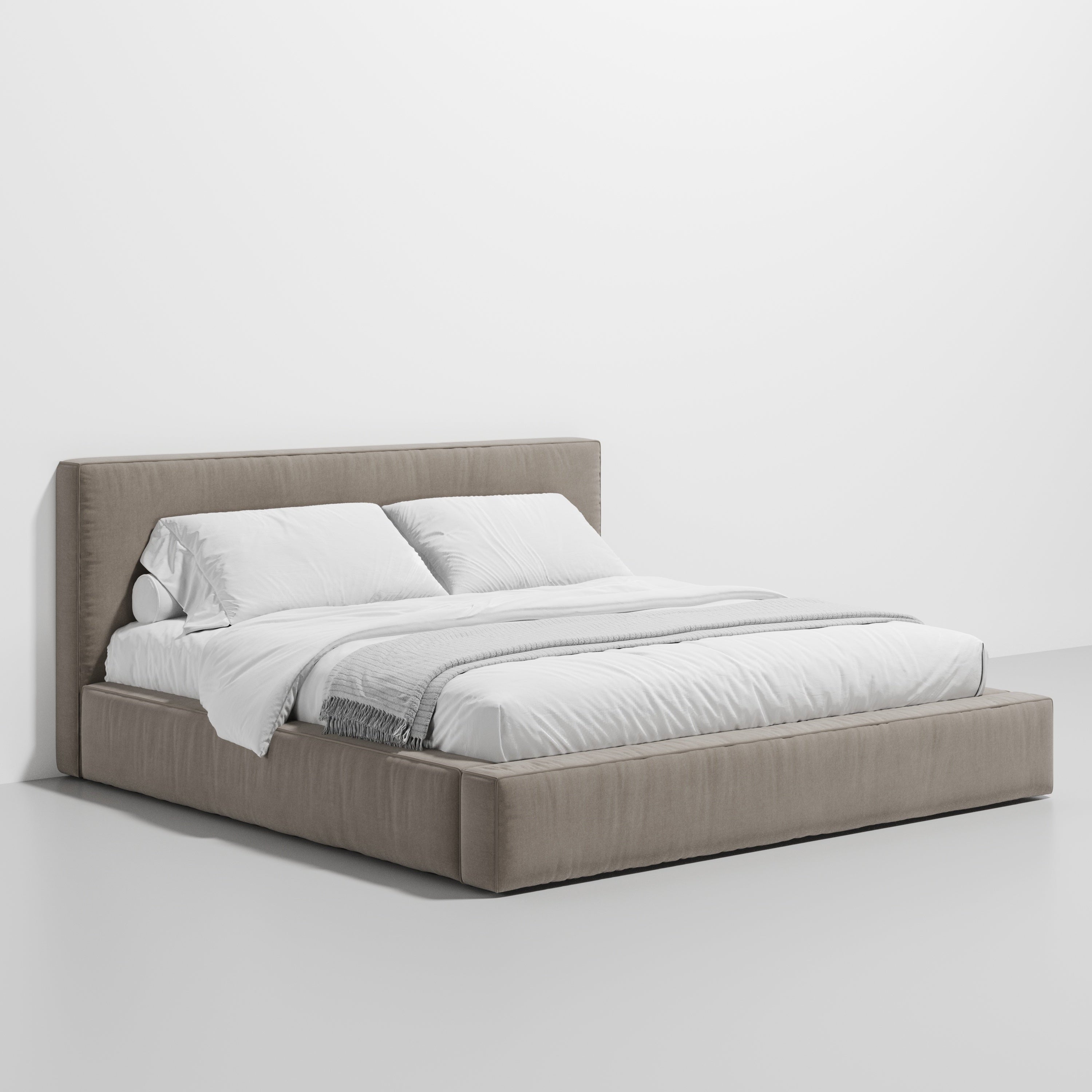 Jasper Platform Bed (Custom) King 42"H #MWS Options 1