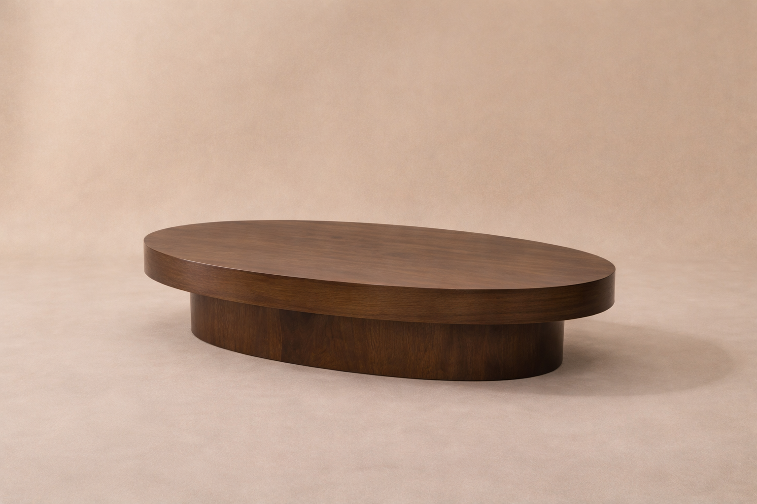Oval Coffee Table (Custom) Walnut