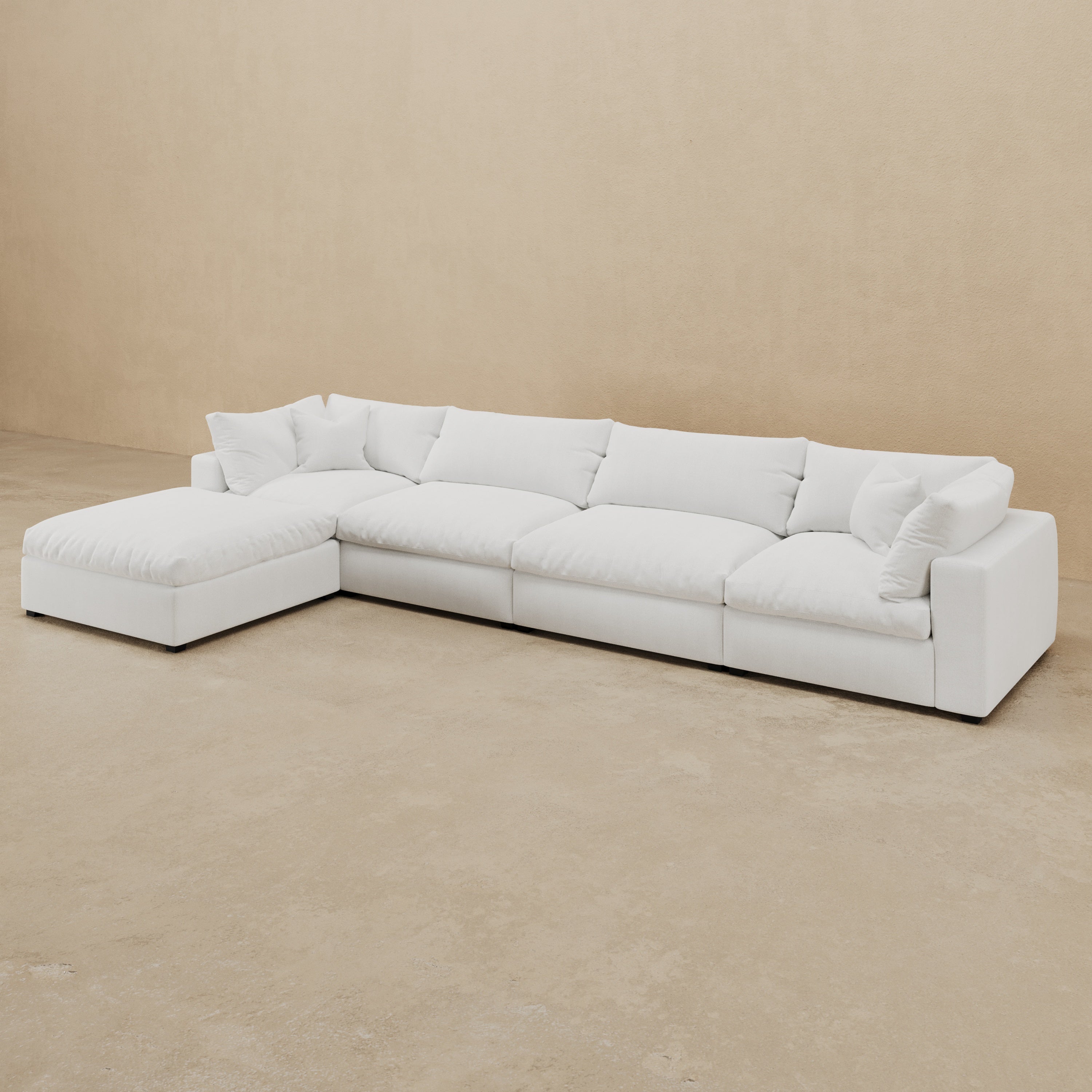 Nimbus Modular Sectional & Ottoman (Custom)