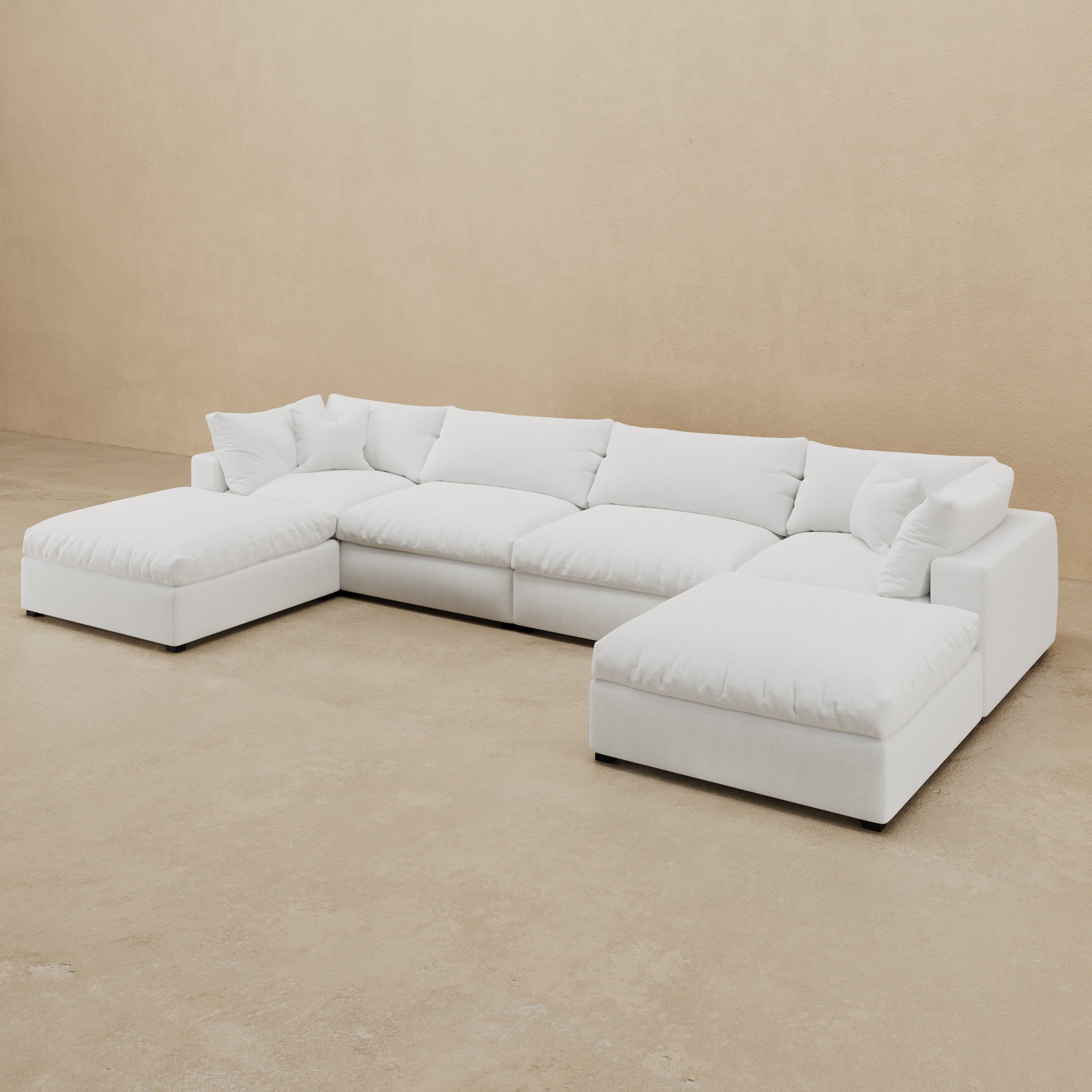 Nimbus Modular Sectional & Ottomans (Custom)