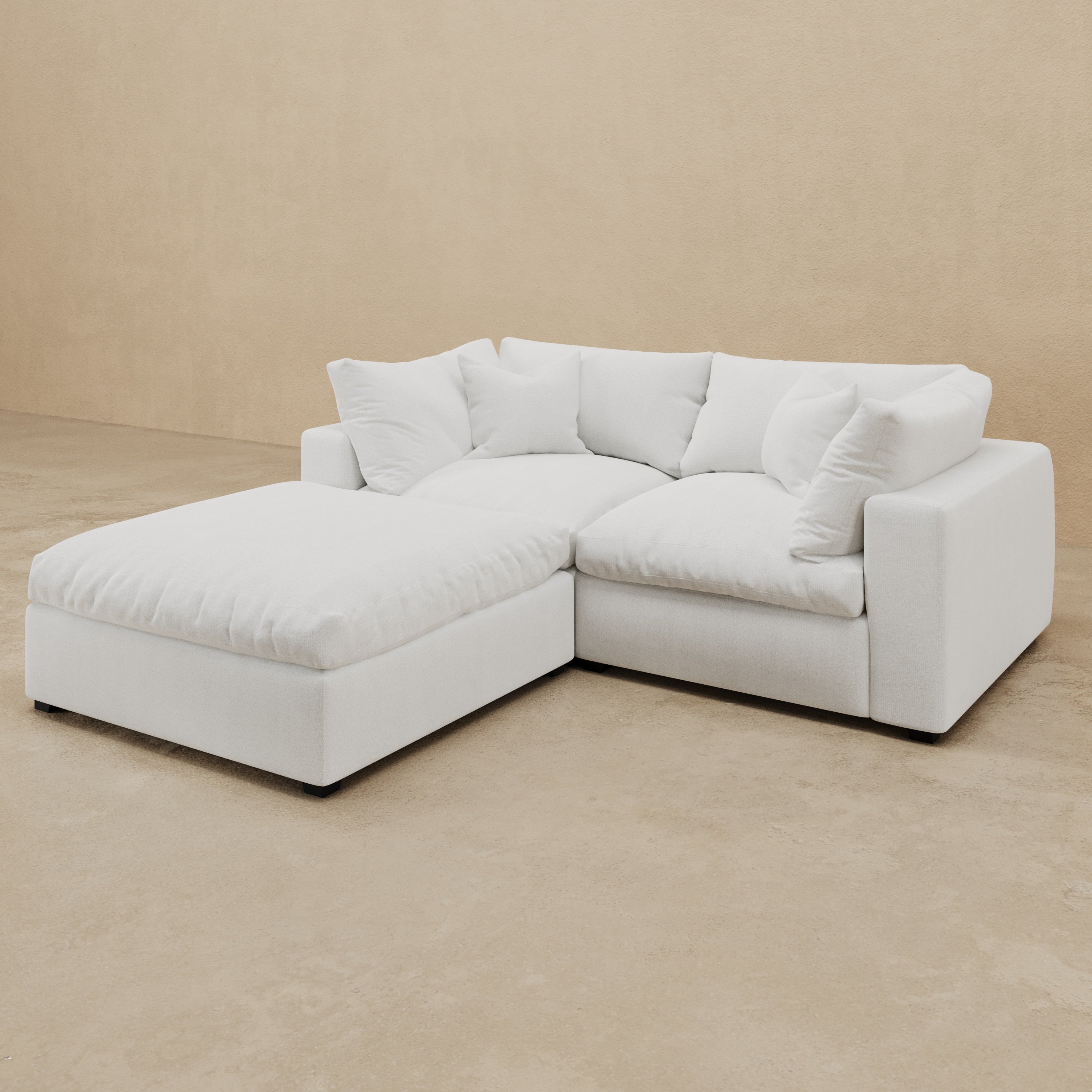 Nimbus Modular Loveseat & Ottoman (Custom)