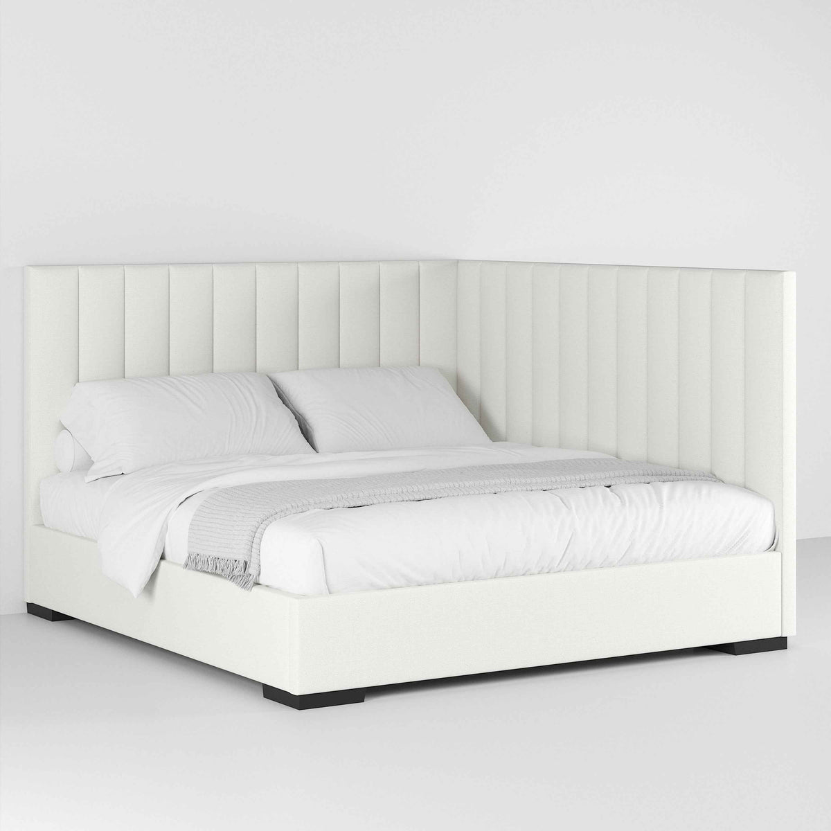 Celine Corner Platform Bed (Custom)