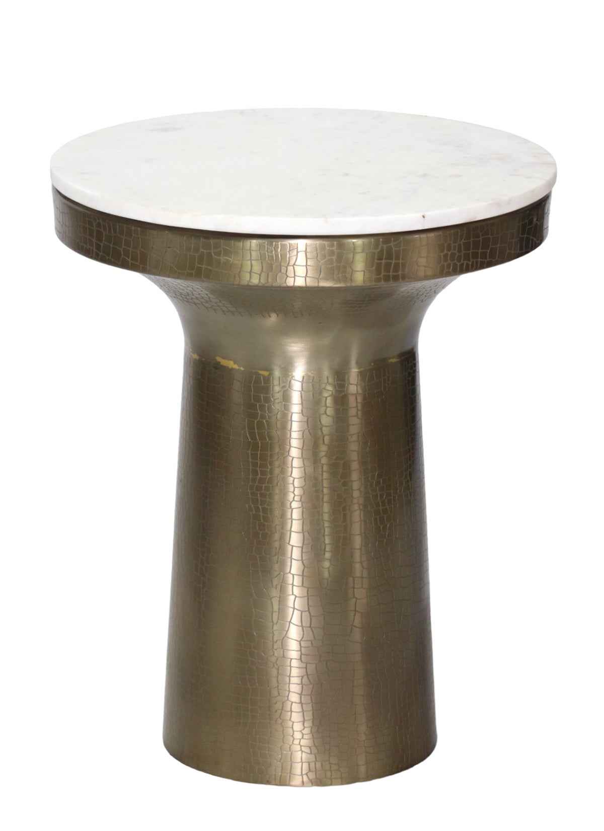 Mira Accent Table - Gold/Marble
