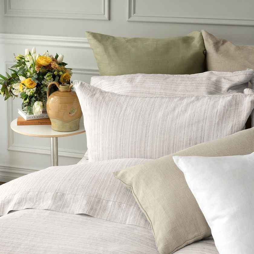 Colette Stripe | Linen Jacquard 3PC Set
