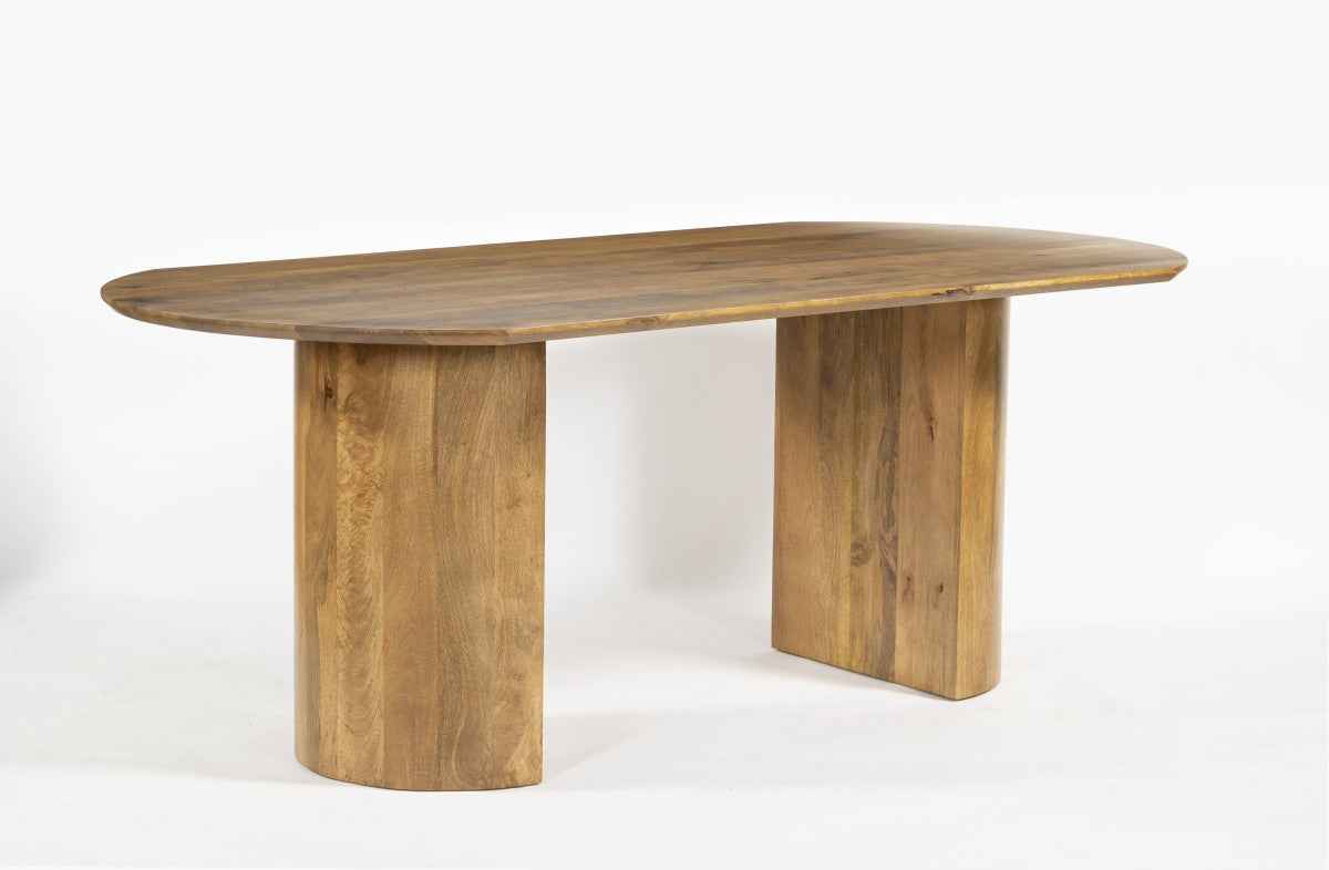 Fresno Dining Table - Light Brown