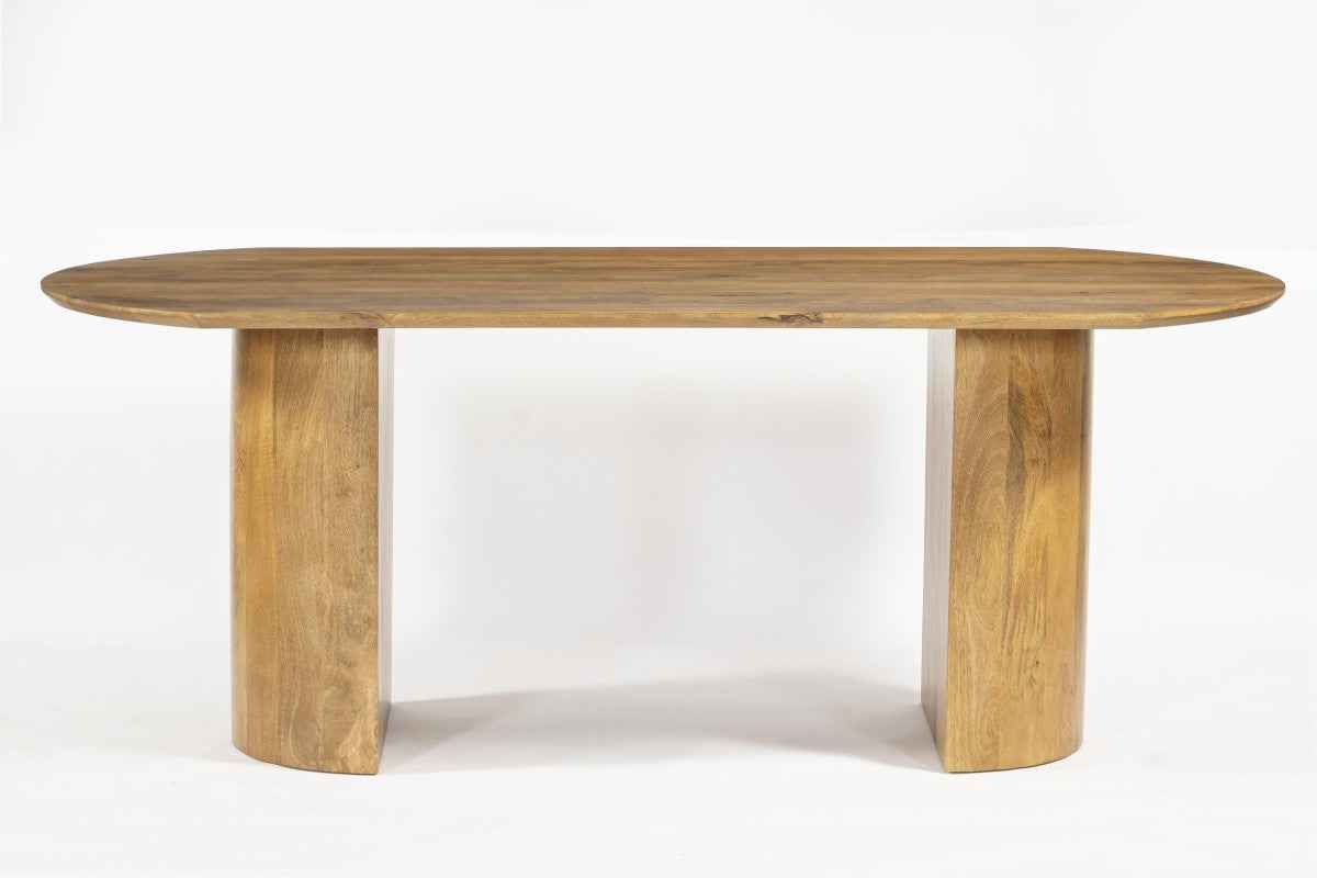 Fresno Dining Table - Light Brown
