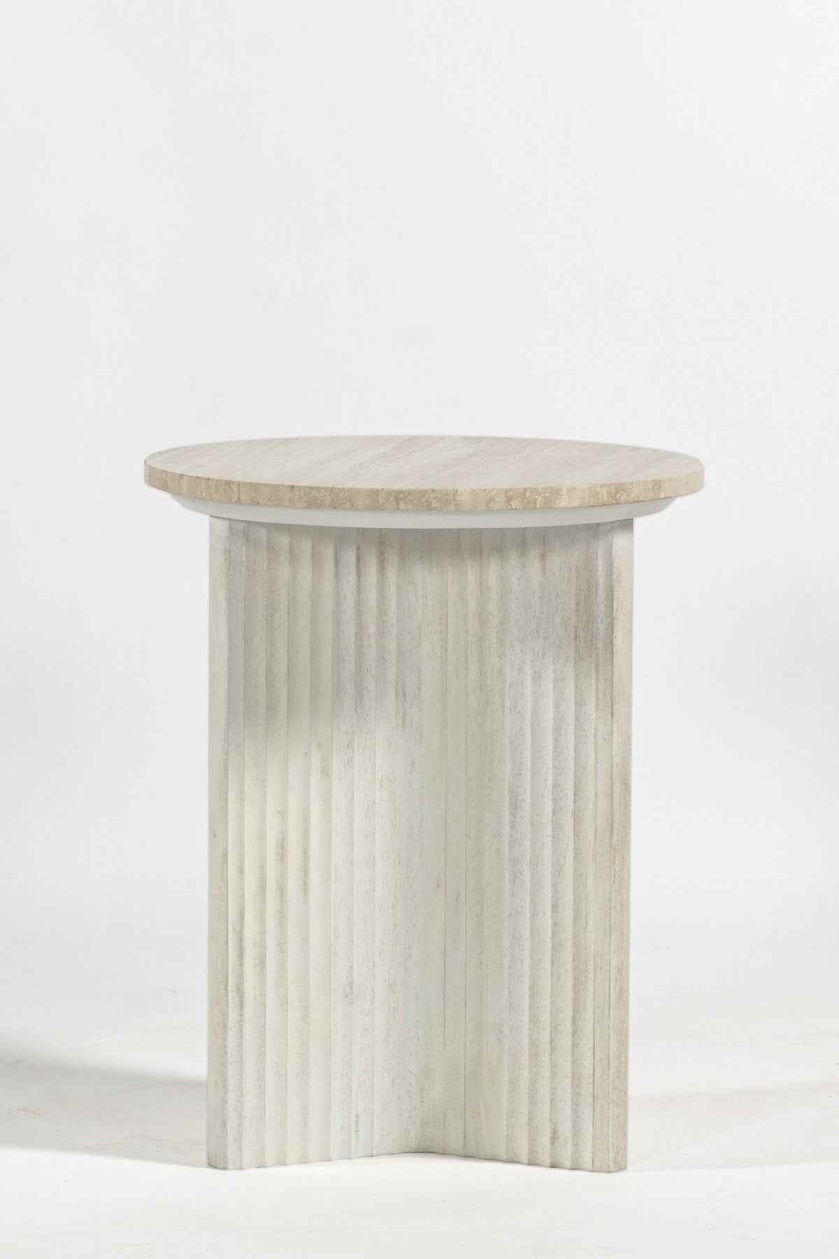 Madison Accent Table - White