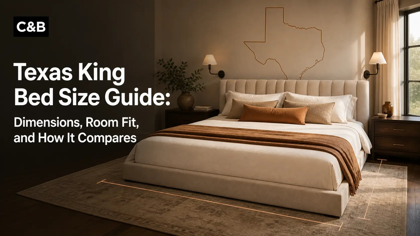 Texas King Bed Size Guide: Dimensions, Room Fit, and How It Compares