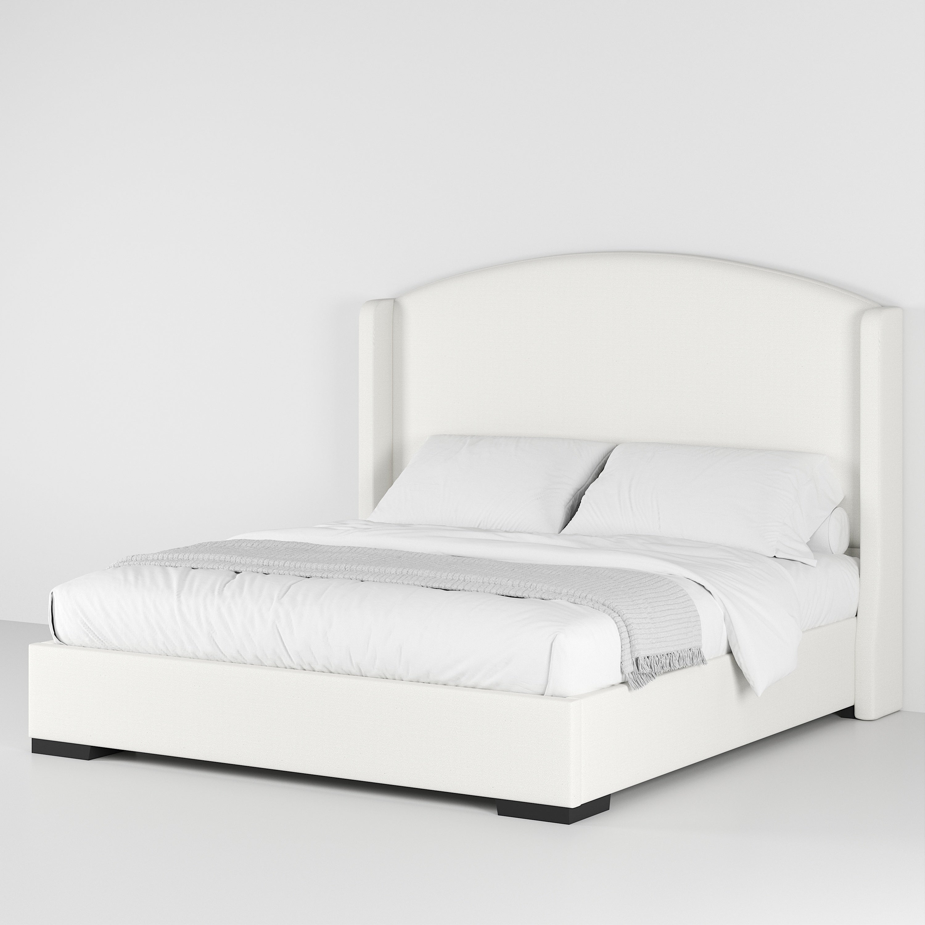Sophia Platform Bed (Custom) 🇨🇦 King 52"H #MWS Options 3