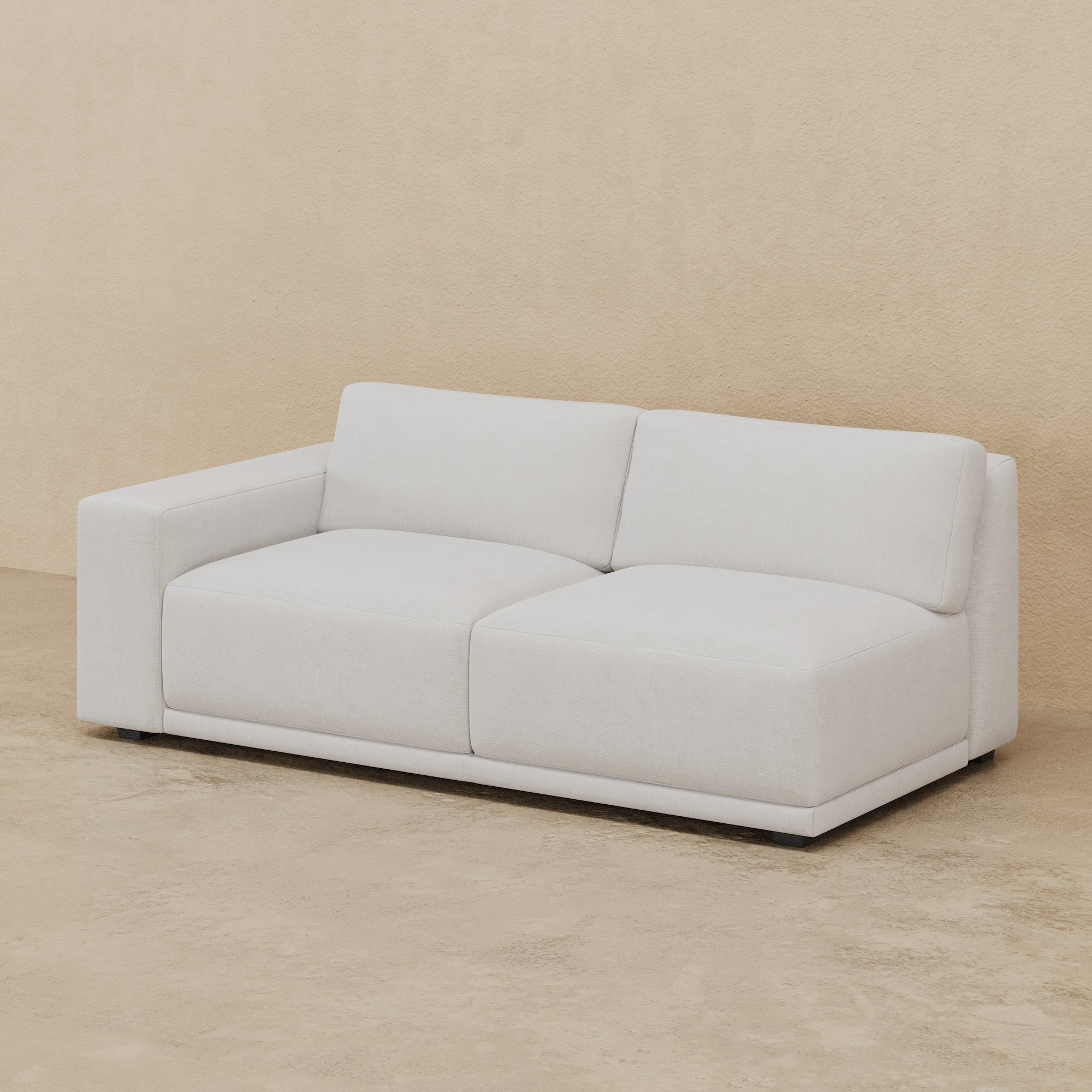Diane One-Arm Loveseat (Custom) LHF Arm