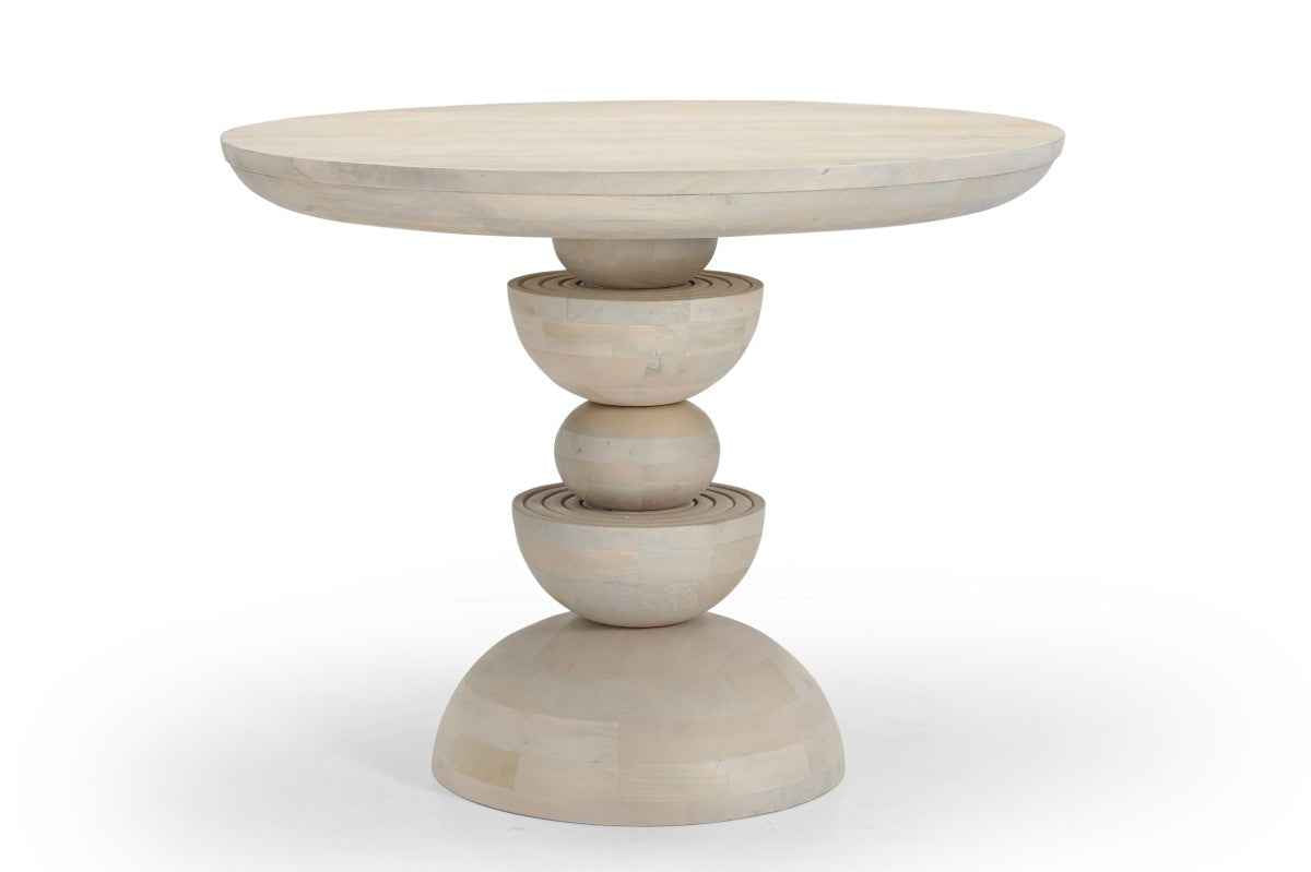 Naples Dining Table - Café White – Candace & Basil Furniture USA